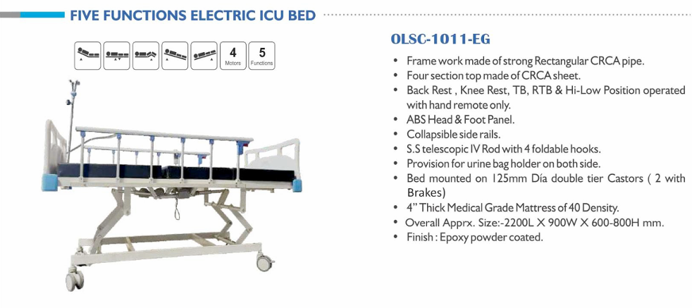 Five Functions Electrical ICU Bed